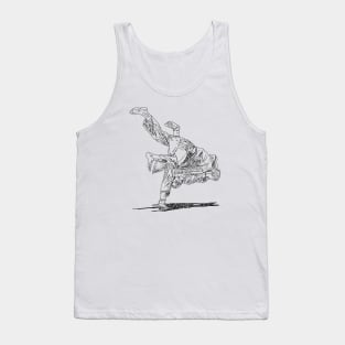 Judo Throw - Dark on Light Tank Top